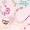 D.I.Y. Glitz ‘N Disco Jewelry Kit – Make 15+ Accessories with Disco Beads, Charms & Bracelet Supplies | Portable Jewelry Case for Girls 8–12 | Fun Gift & Craft Kit